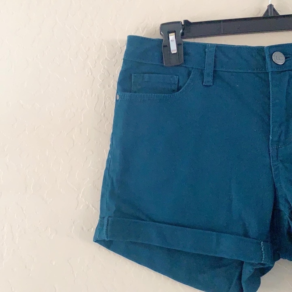 🌿Final Sale Lauren Conrad Blue Teal Denim Shorts‎ - Picture 5 of 6